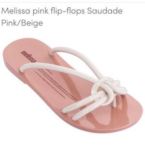 Melissa pink flip-flops Saudade 